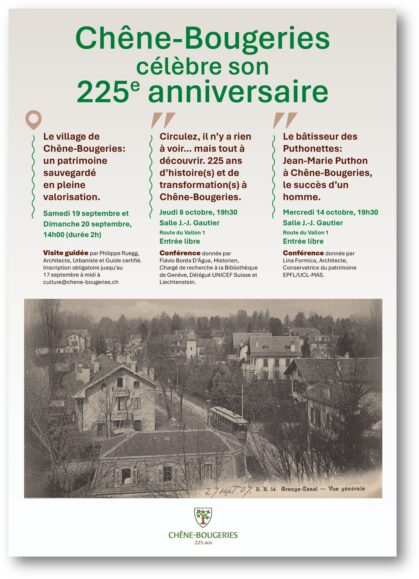 Concert de l'orchestre des Trois-Chêne à la salle des fêtes de Thônex le 17 juin 2025 à 20h30. Entrée libre.